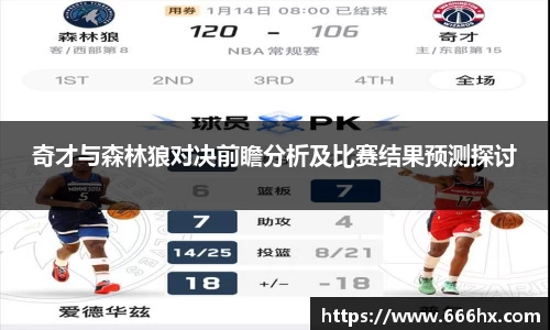 奇才与森林狼对决前瞻分析及比赛结果预测探讨