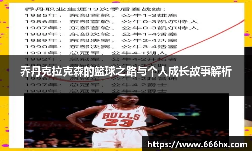 乔丹克拉克森的篮球之路与个人成长故事解析